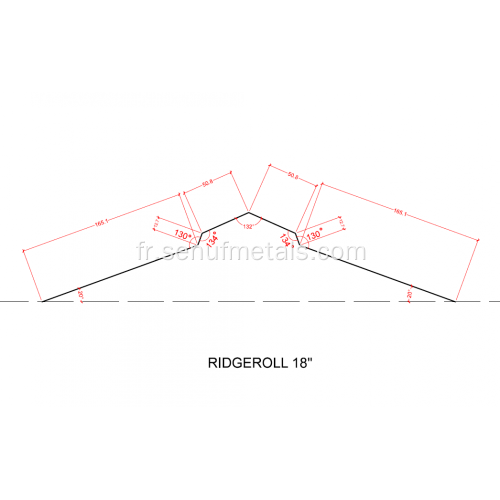 Fascia Board Soirée en acier inoxydable R450 chacun 5 m